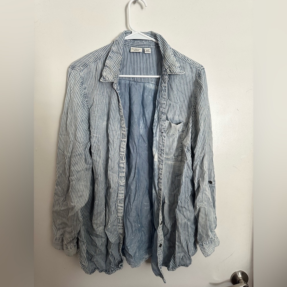 plus size cato striped button up size 18/20